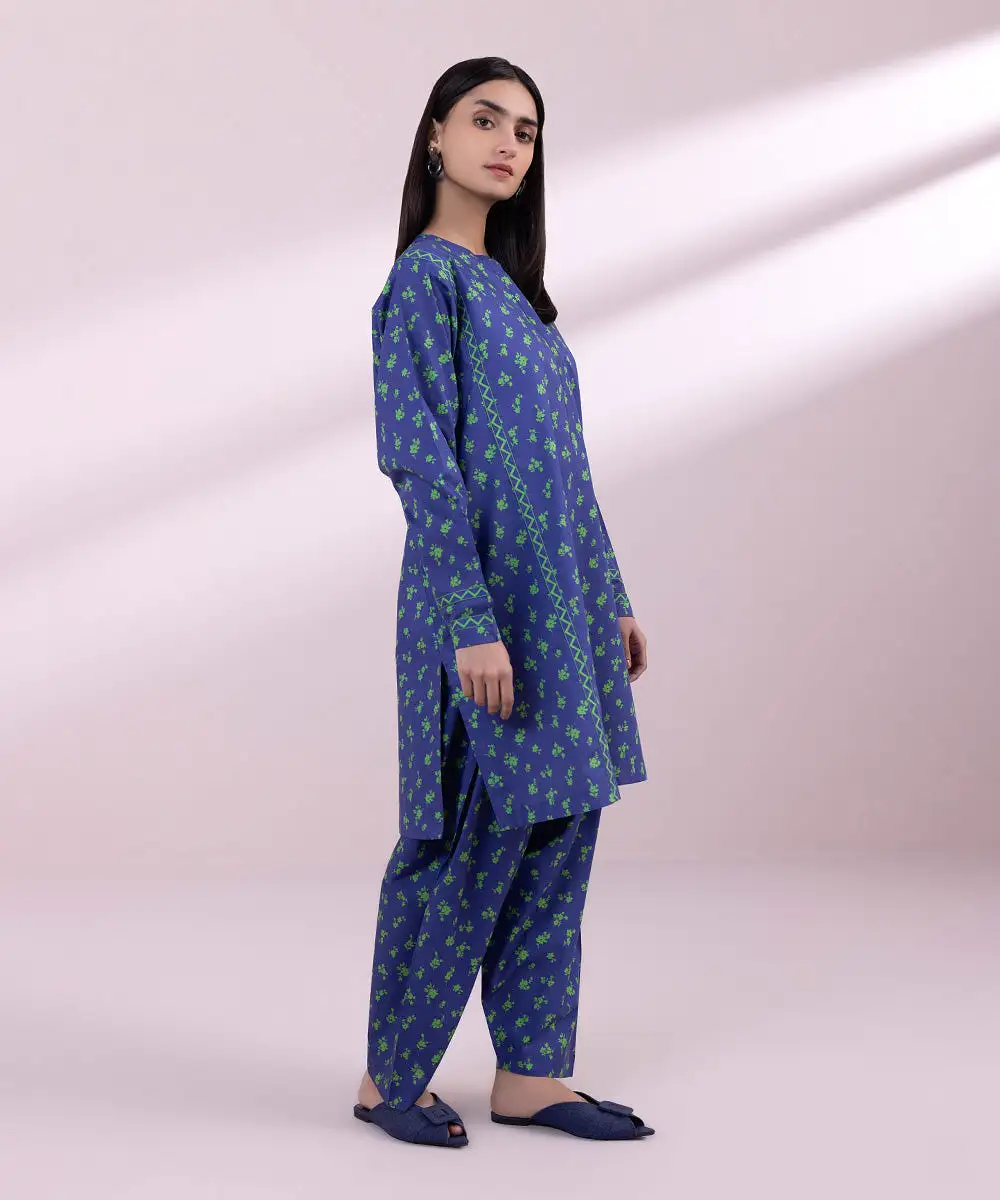 2 Piece - Printed Lawn Suit