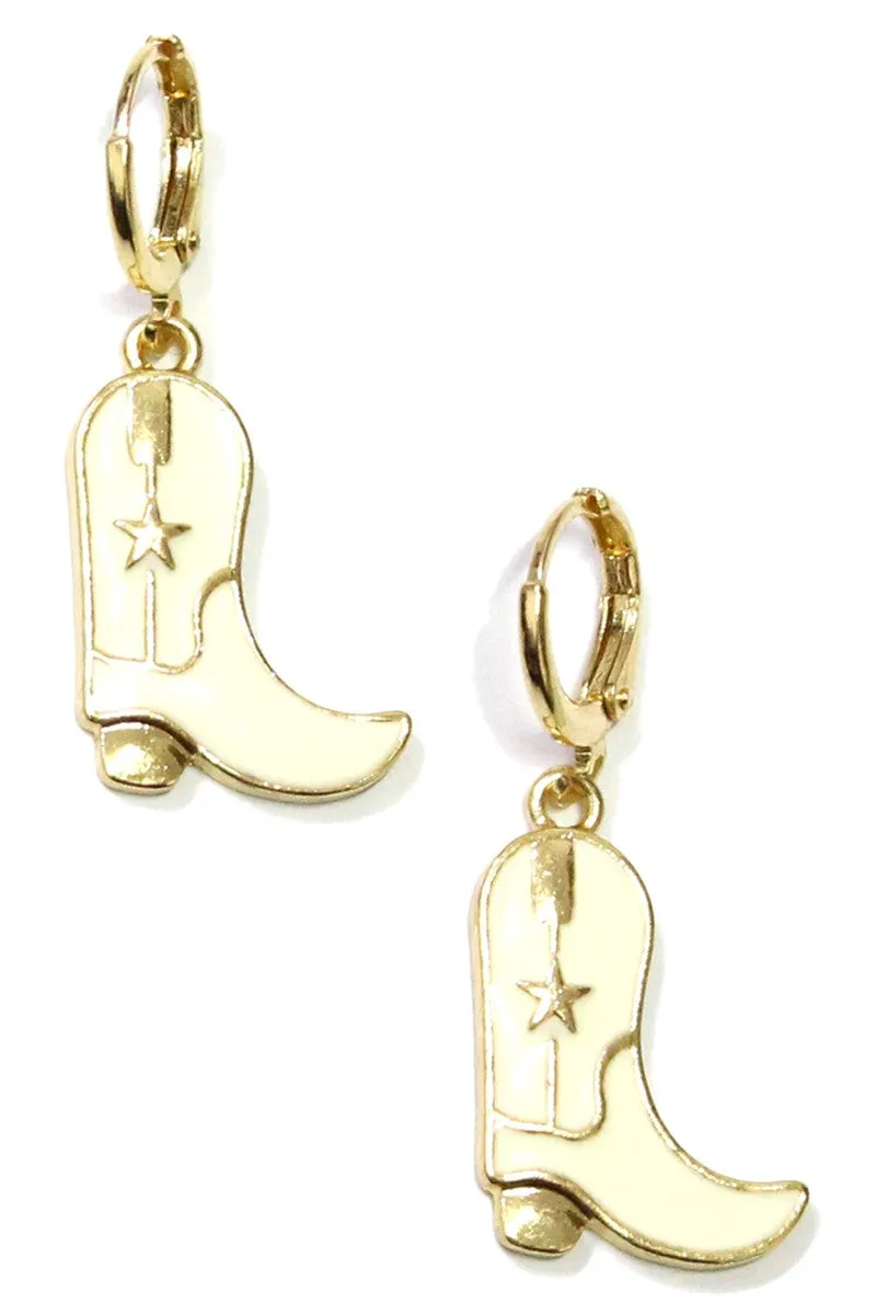 27 Shania Cowboy Boot Earrings