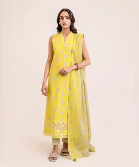 3 Piece - Embroidered Lawn Suit