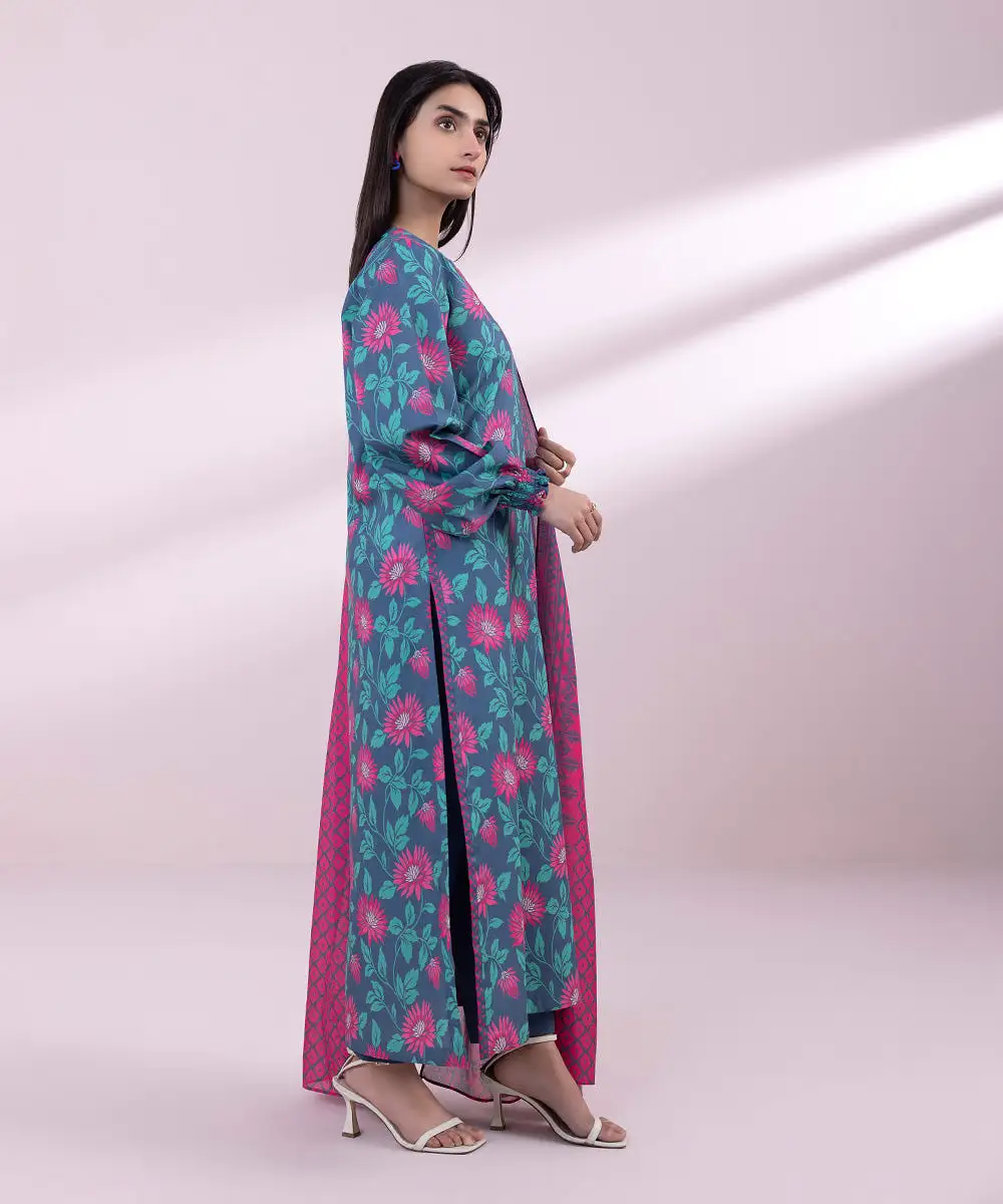 3 Piece - Printed Lawn Suit