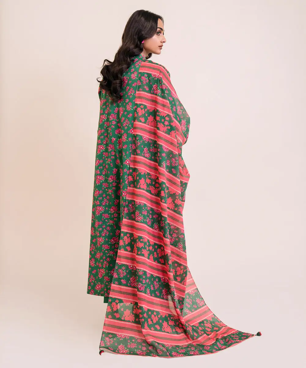 3 Piece - Printed Lawn Suit