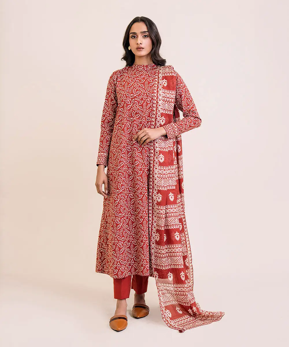 3 Piece - Printed Lawn Suit