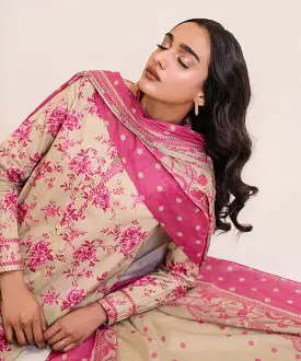 3 Piece - Printed Lawn Suit