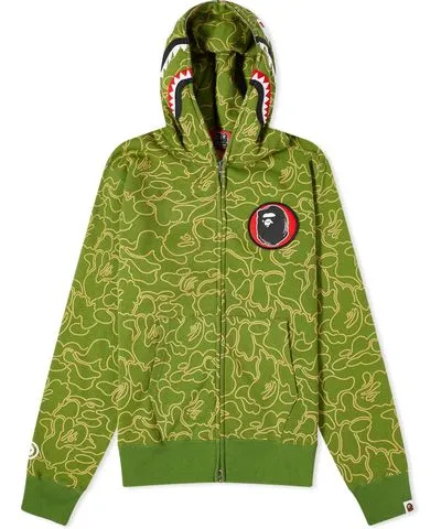 A Bathing Ape Men's 30th Anniversary Shark Hoodie