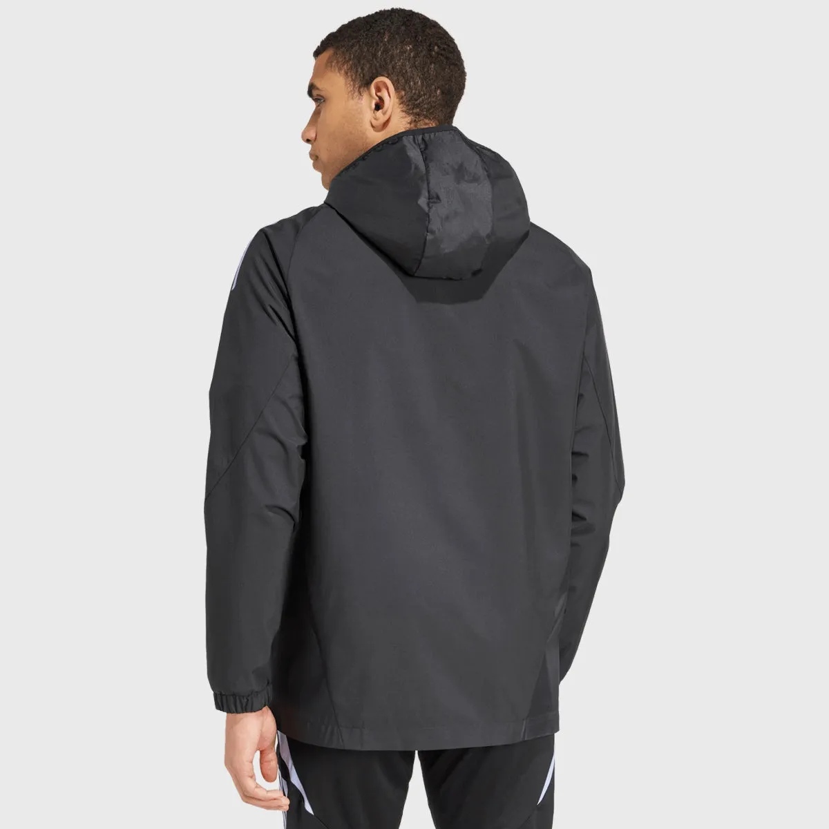 Adidas All Blacks All Weather Jacket Black/Blue Spark