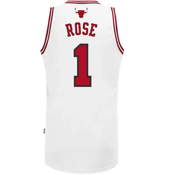 Adidas NBA Jersey Bulls ROSE #1 White