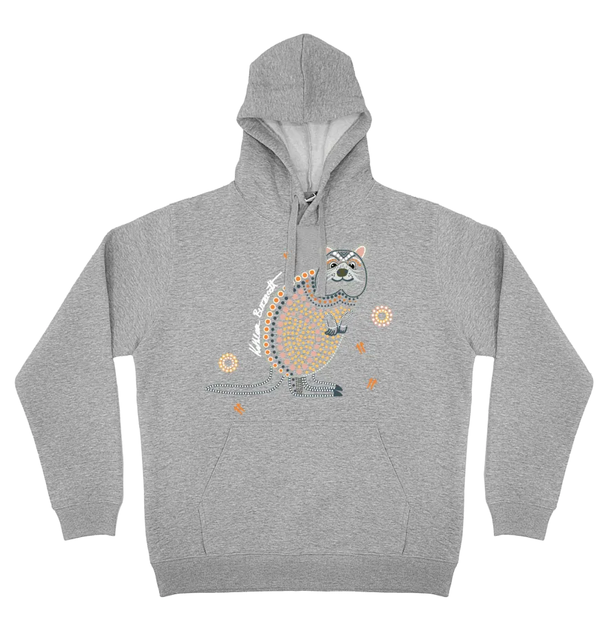 Adults Cozy Hoodie - Quokka By Kathleen Buzzacott