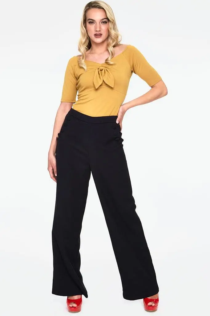 Anika Tie Front Pullover Top