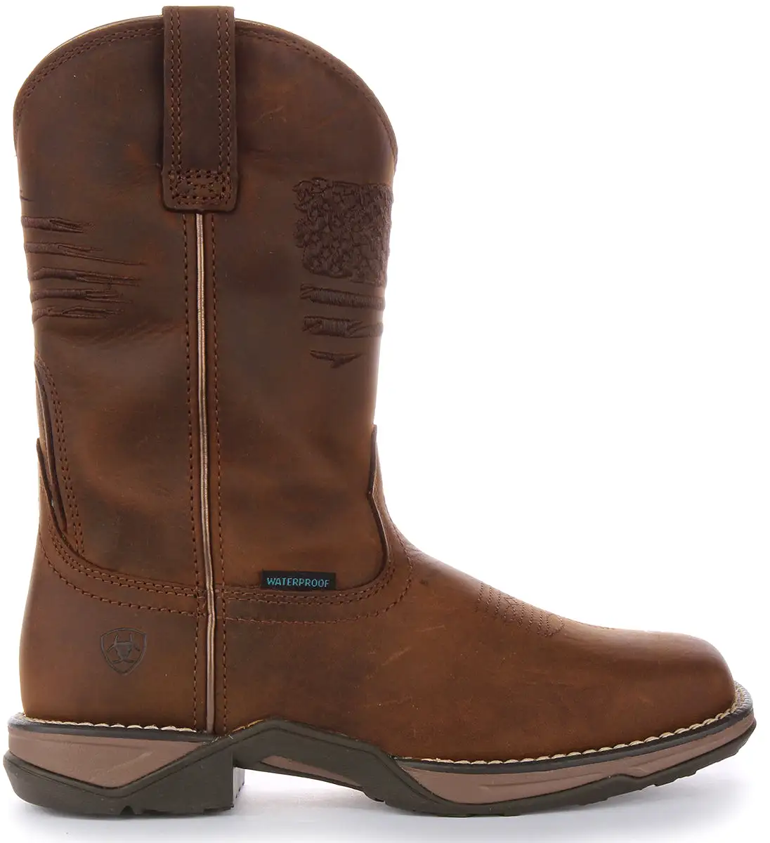 Ariat Anthem Patriot Waterproof In Brown For Women