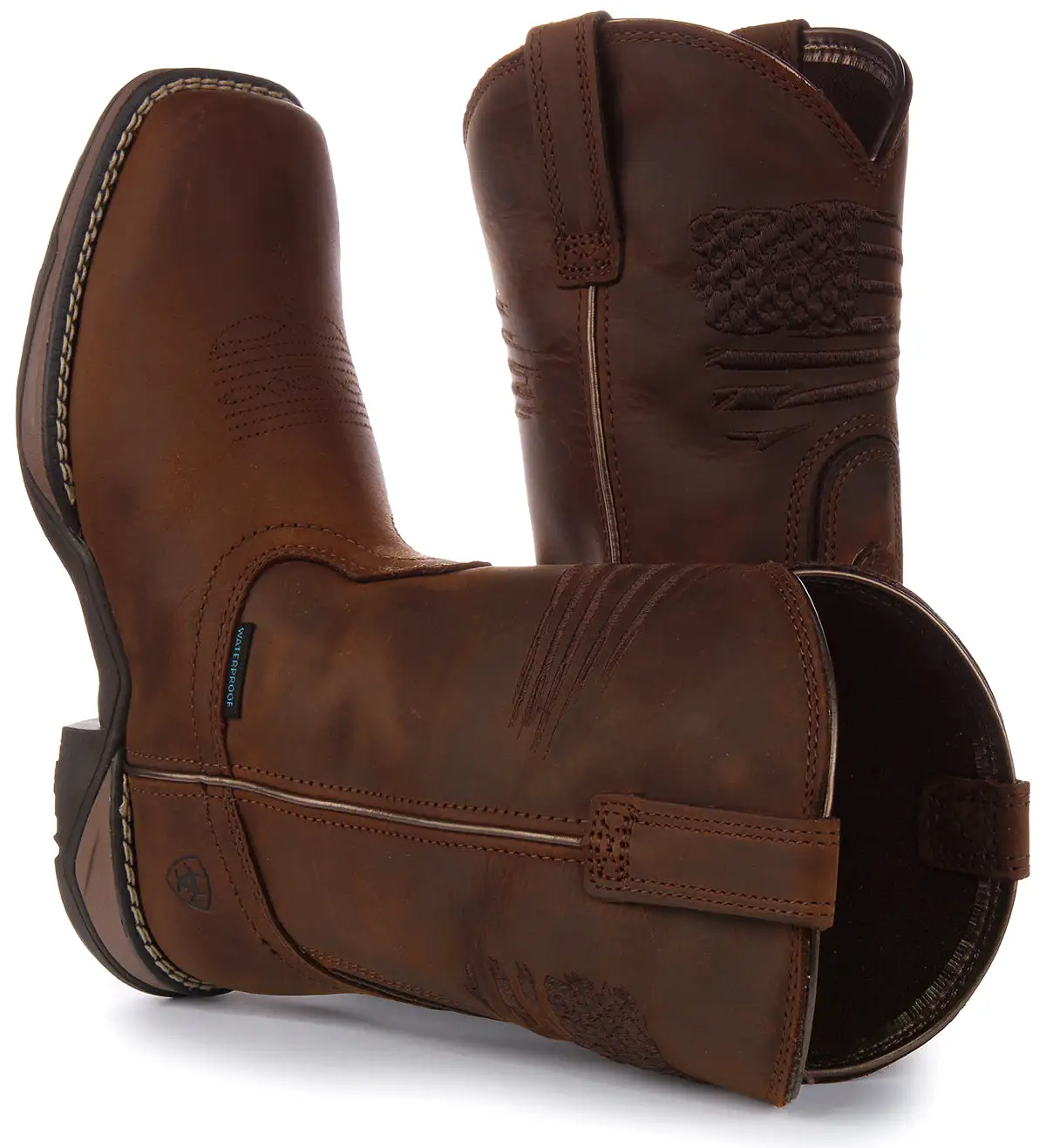 Ariat Anthem Patriot Waterproof In Brown For Women