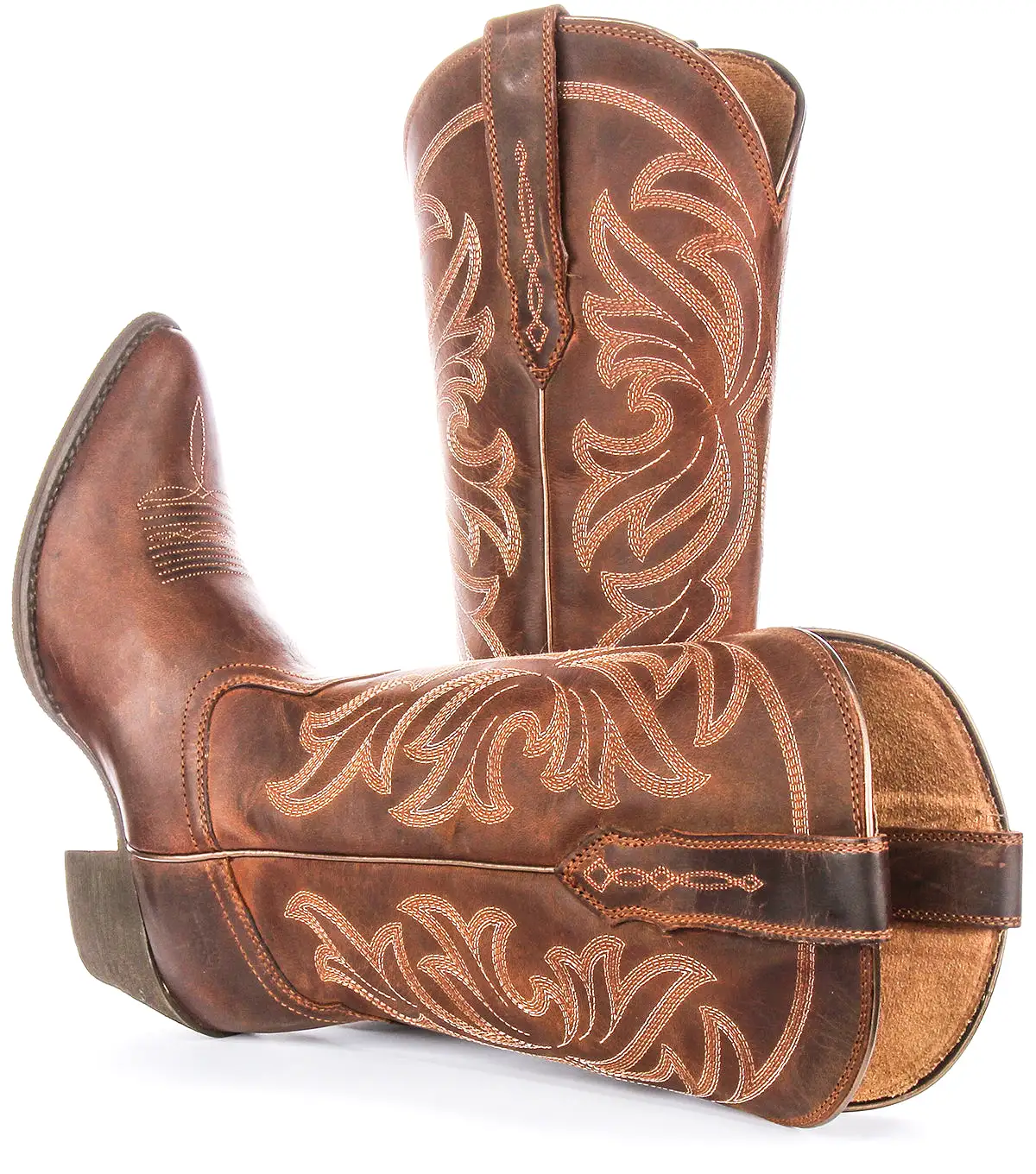 Ariat Heritage J Toe Cowboy Boot In Brown For Women