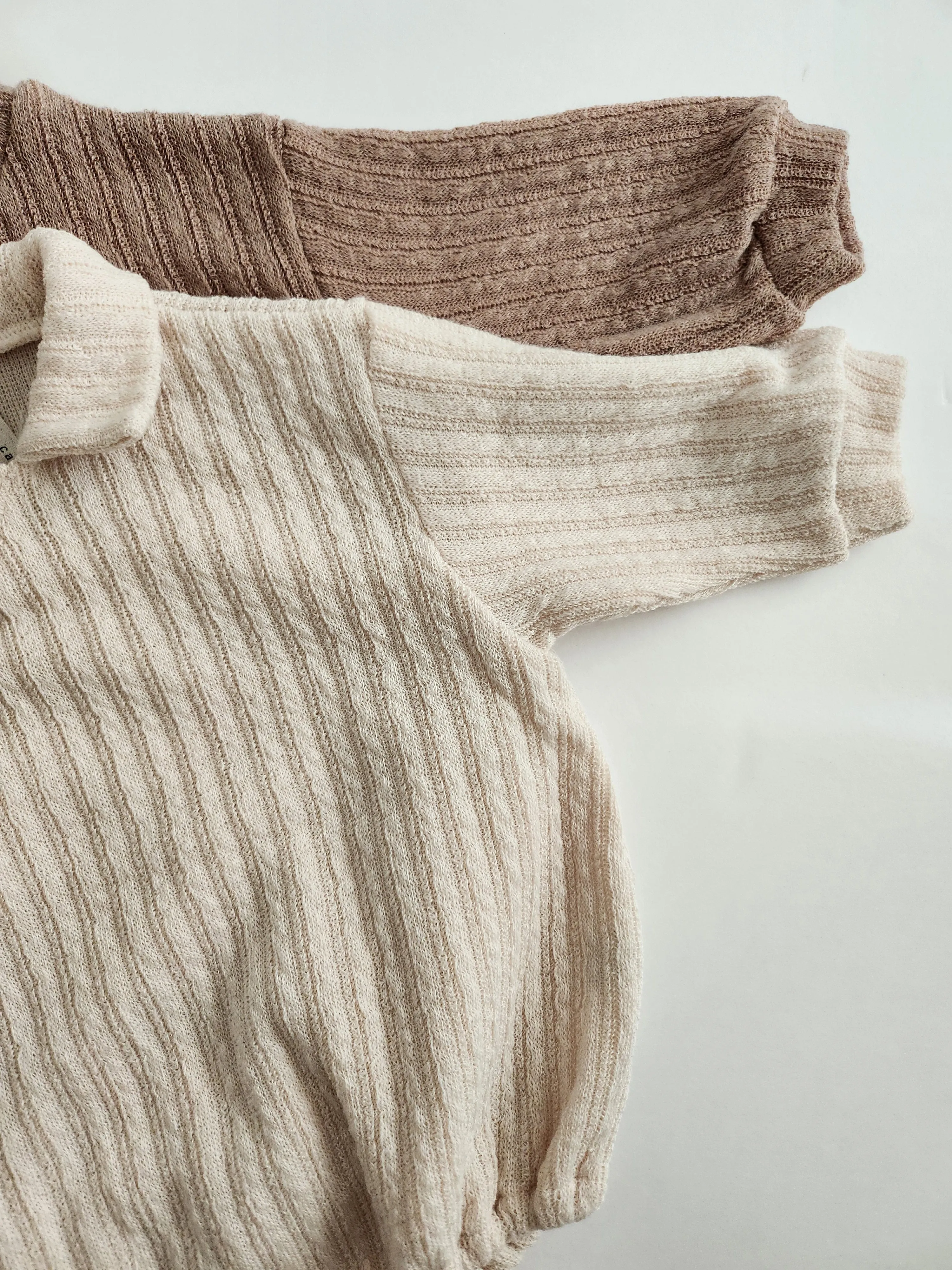 Baby Rib-Knit Sweater Romper (3-24m) - 2 colors