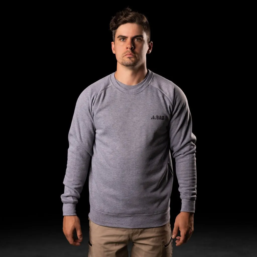 BAD TRADEMARK HEAVYWEIGHT FLEECE CREW SWEATER