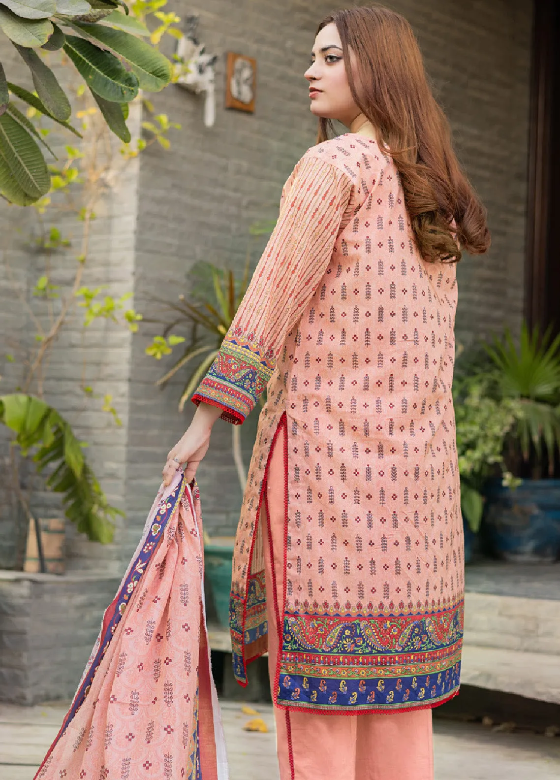 Bareera By MTF Printed Lawn Unstitched 3 Piece Suit - MTF24BL 06