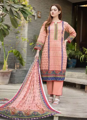 Bareera By MTF Printed Lawn Unstitched 3 Piece Suit - MTF24BL 06