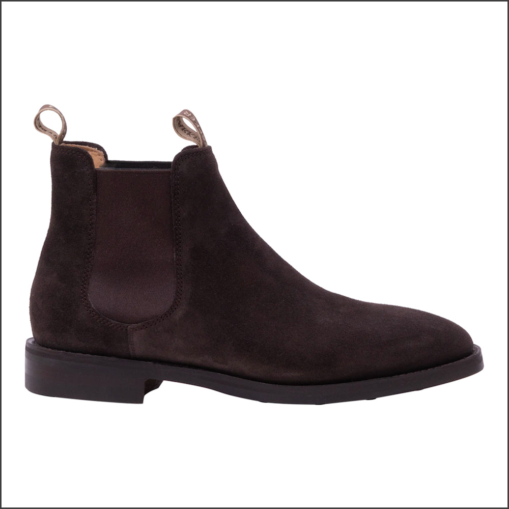 Barker Sutton - Dark Brown Suede Chelsea Boot*