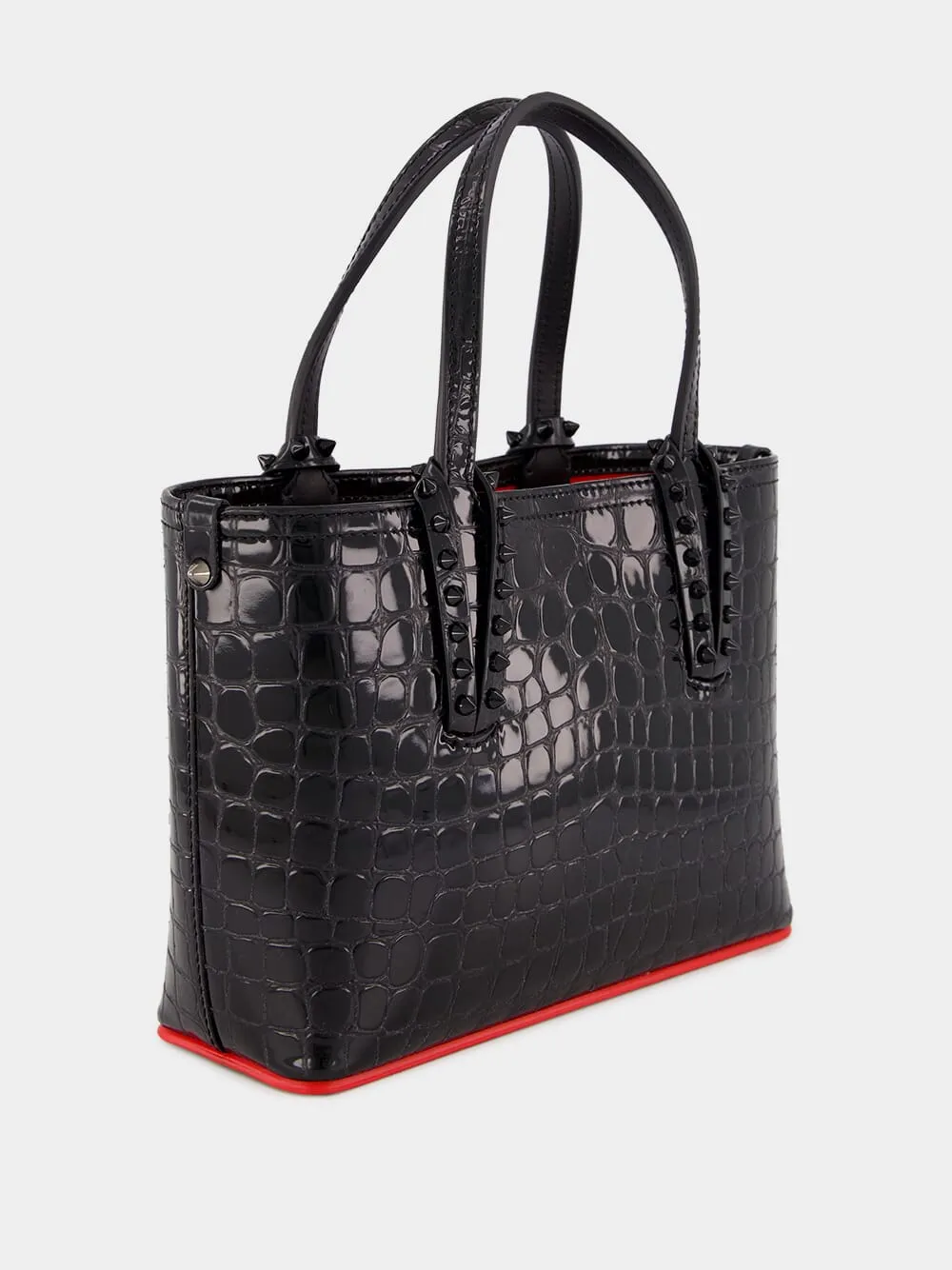 Black Cabata Mini Tote Bag