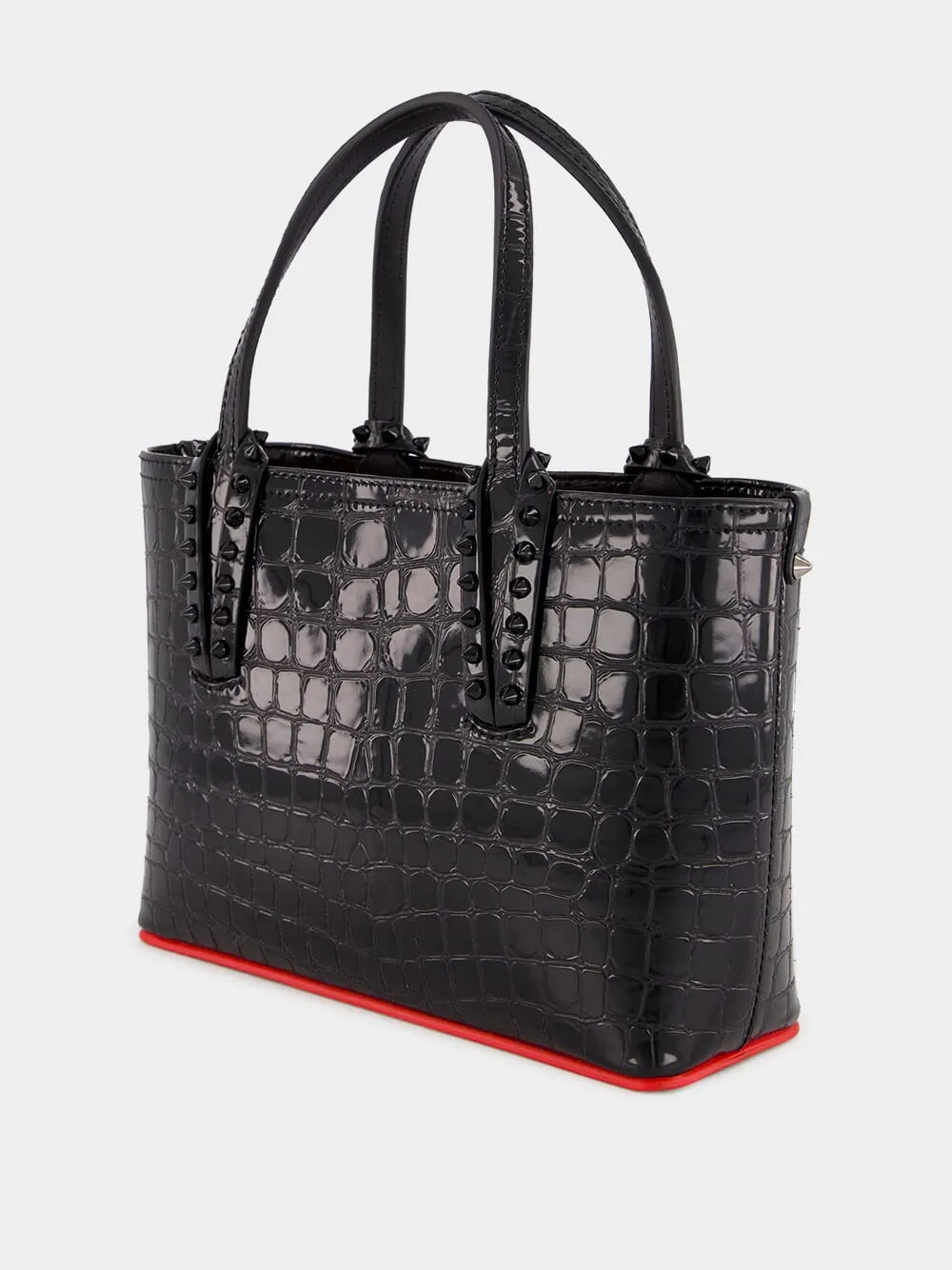 Black Cabata Mini Tote Bag