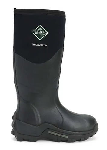 Black Muckmaster Hi Wellington Boots by Muck Boots | Look Again