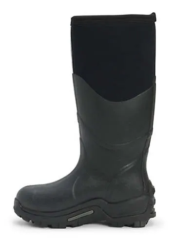 Black Muckmaster Hi Wellington Boots by Muck Boots | Look Again