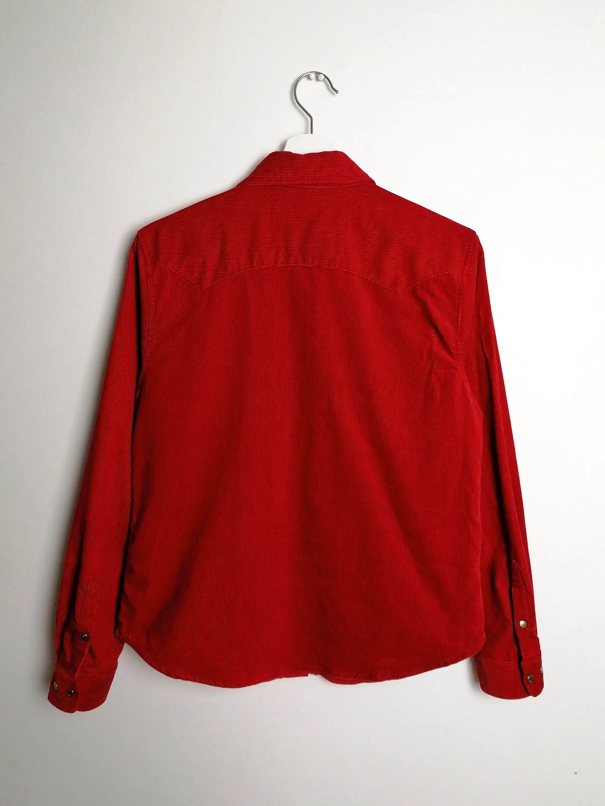 BOGNER Red Corduroy Cotton Shirt - size S-M / 40