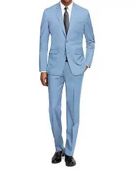 Braveman Men's Formal Two Piece 2-Piece Slim Fit Cut Suit Set