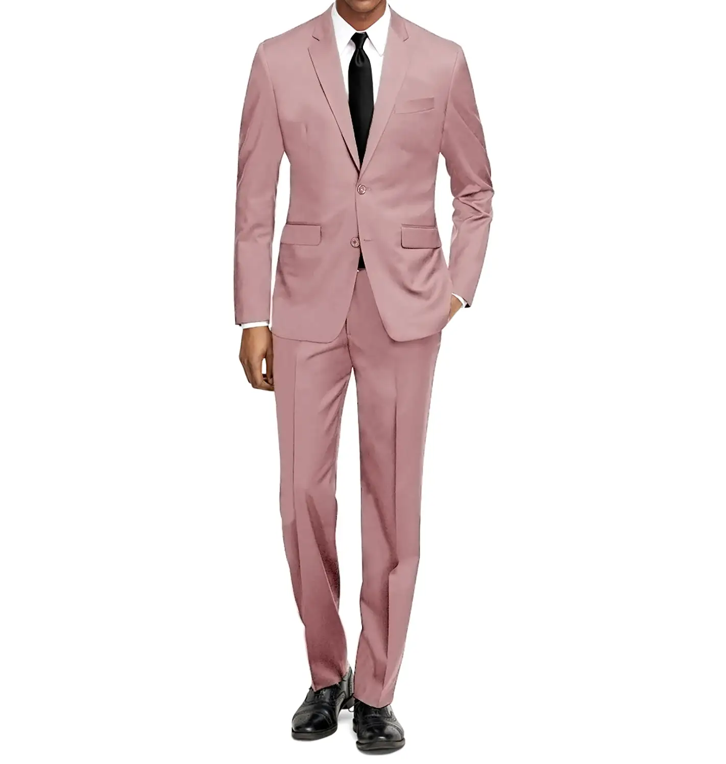 Braveman Men's Formal Two Piece 2-Piece Slim Fit Cut Suit Set