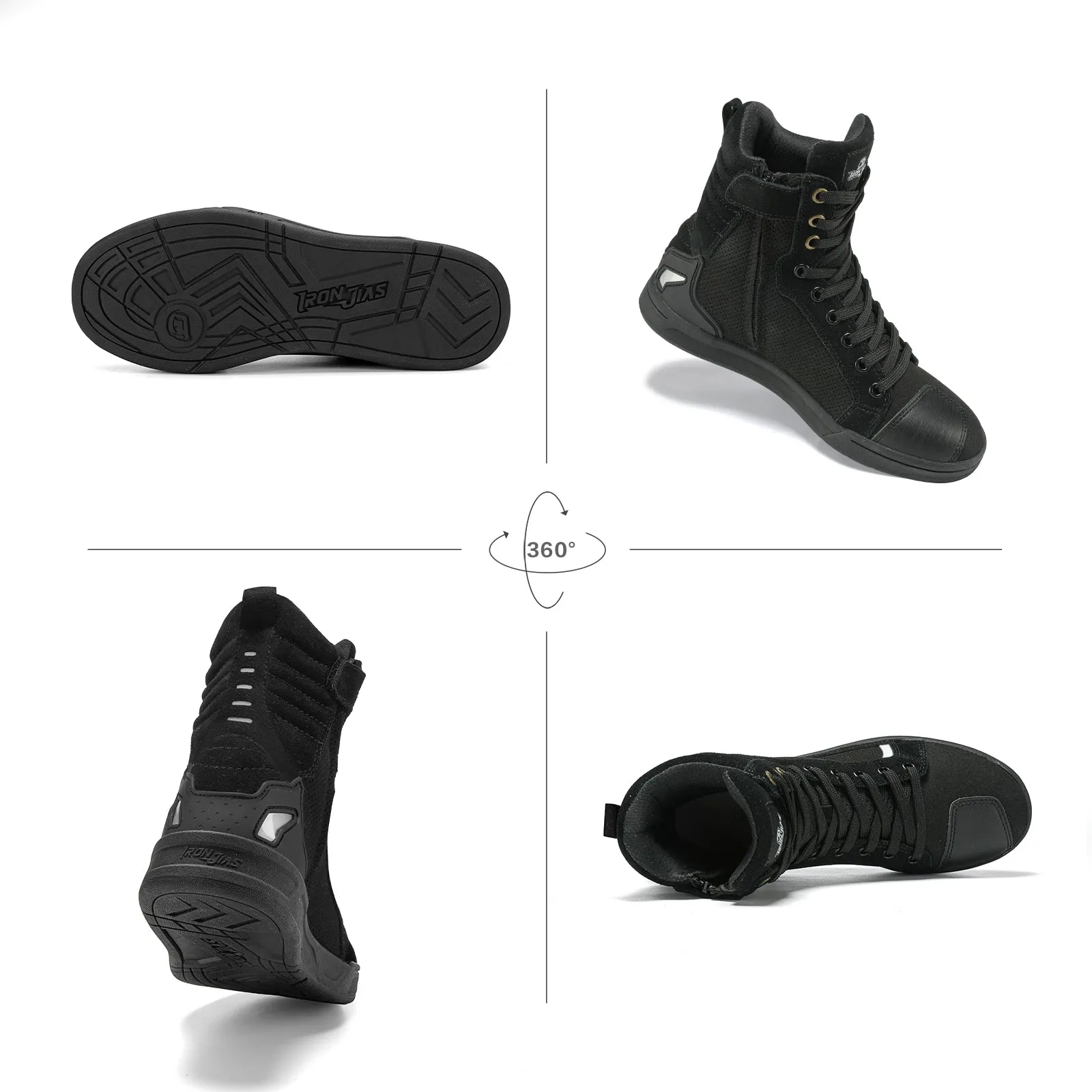 Breathable Protective Motorcycle Boots | XZ002