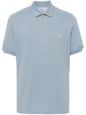 Brunello Cucinelli T Shirts And Polos Blue