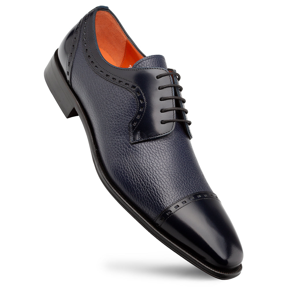 Calf/Deer Cap Toe Derby