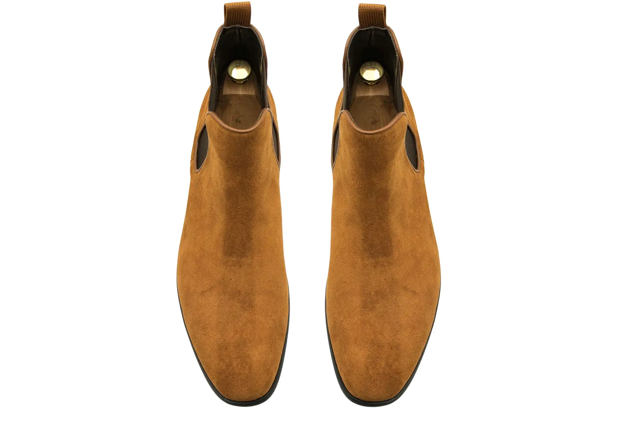 Centenario Tan Suede Chelsea Boots