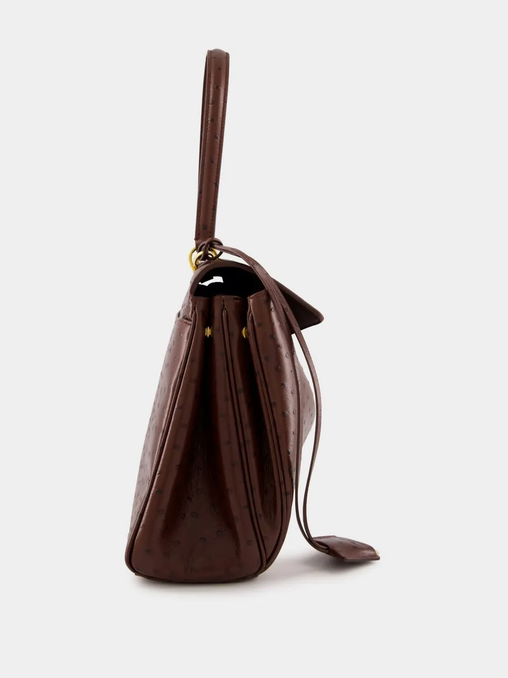 Chocolate Brown Rodeo Twist-Lock Tote Bag