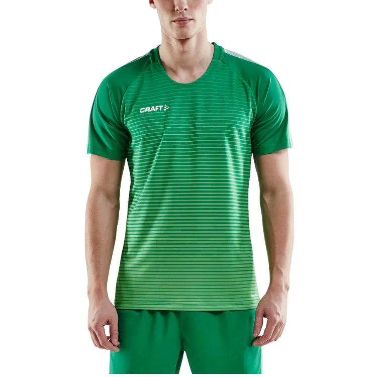 Craft T-Shirt Pro Control Stripe Jersey Heren Groen