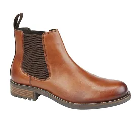 Elgin Men's Tan Leather Twin Gusset Boot