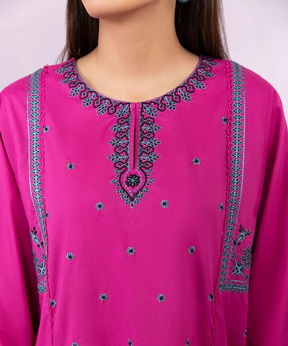 Embroidered Cotton Shirt