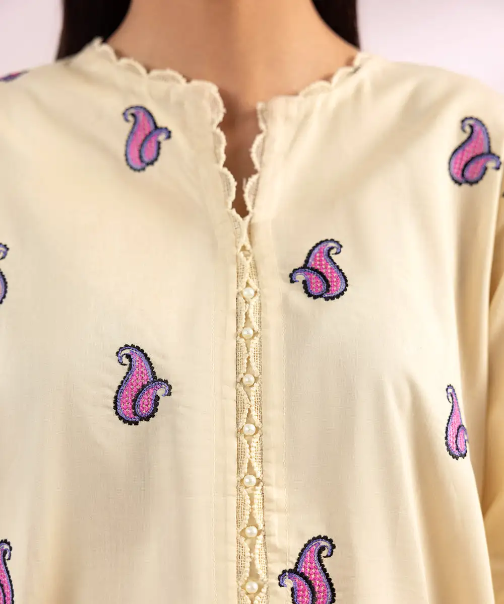 Embroidered Cotton Shirt