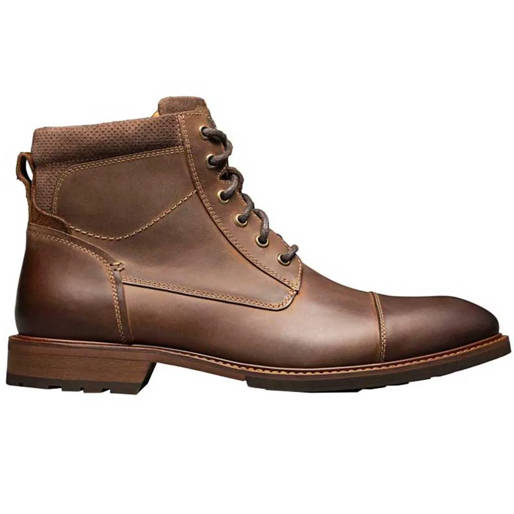 Florsheim Lodge Cap Toe Lace Up Boot Brown Crazy Horse (Men's)