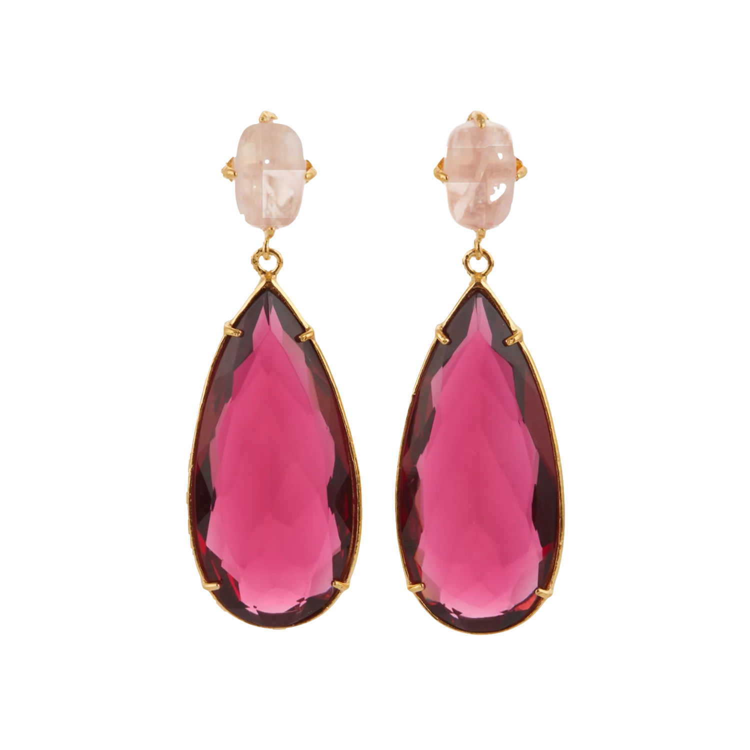 Franca Earrings Hot Pink