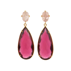 Franca Earrings Hot Pink