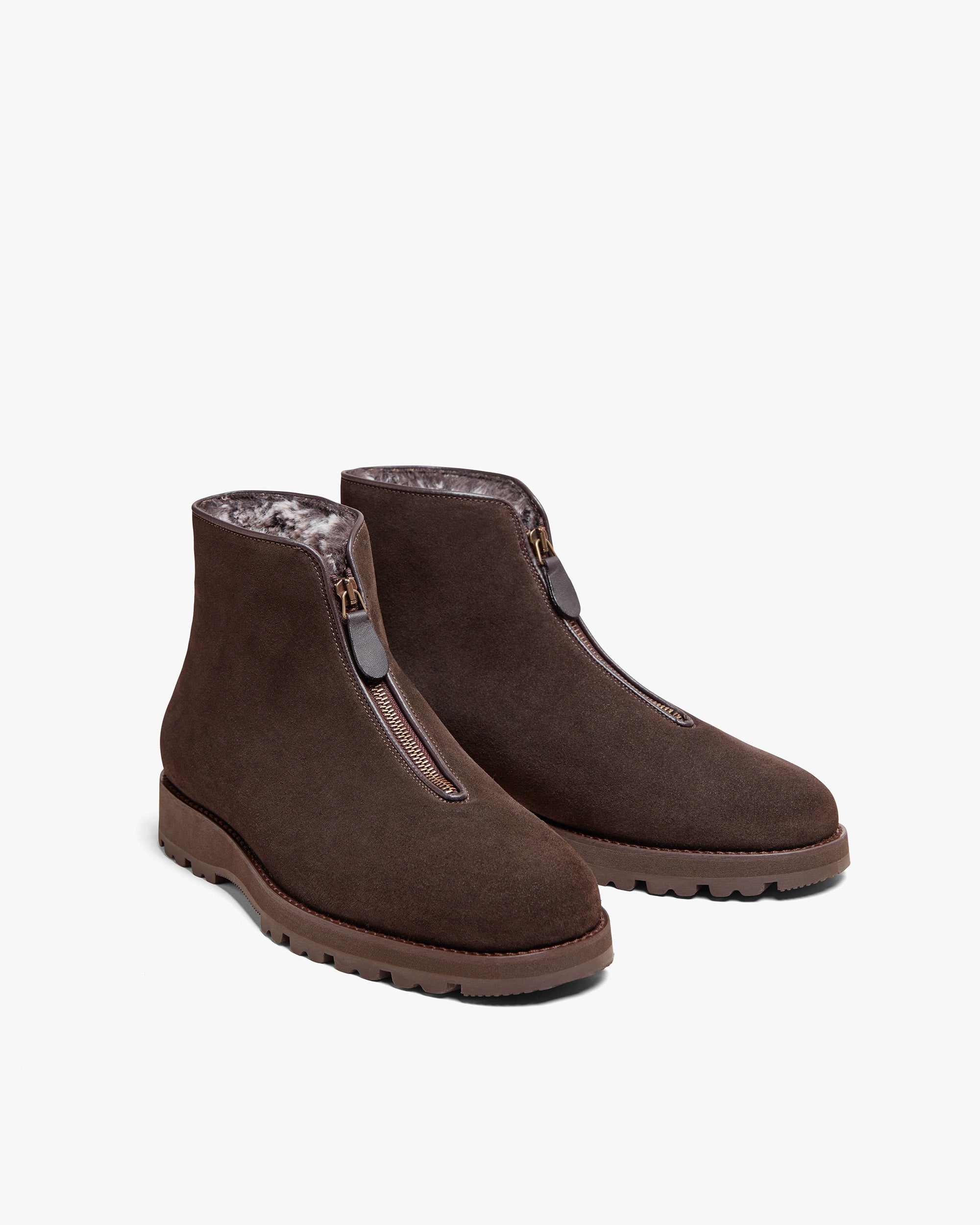 Funs – Dark Brown Suede