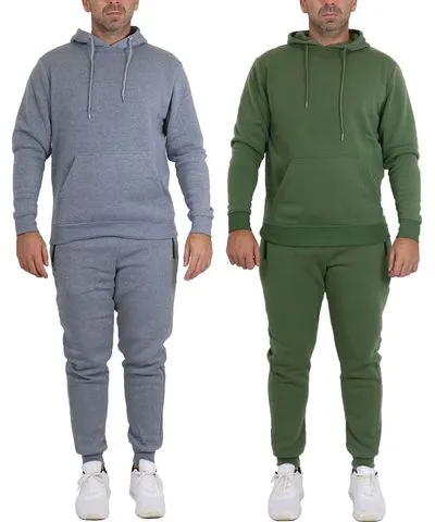 Galaxy By Harvic Men's Modern Fit Fleece-Lined Pullover Hoodie and Jogger