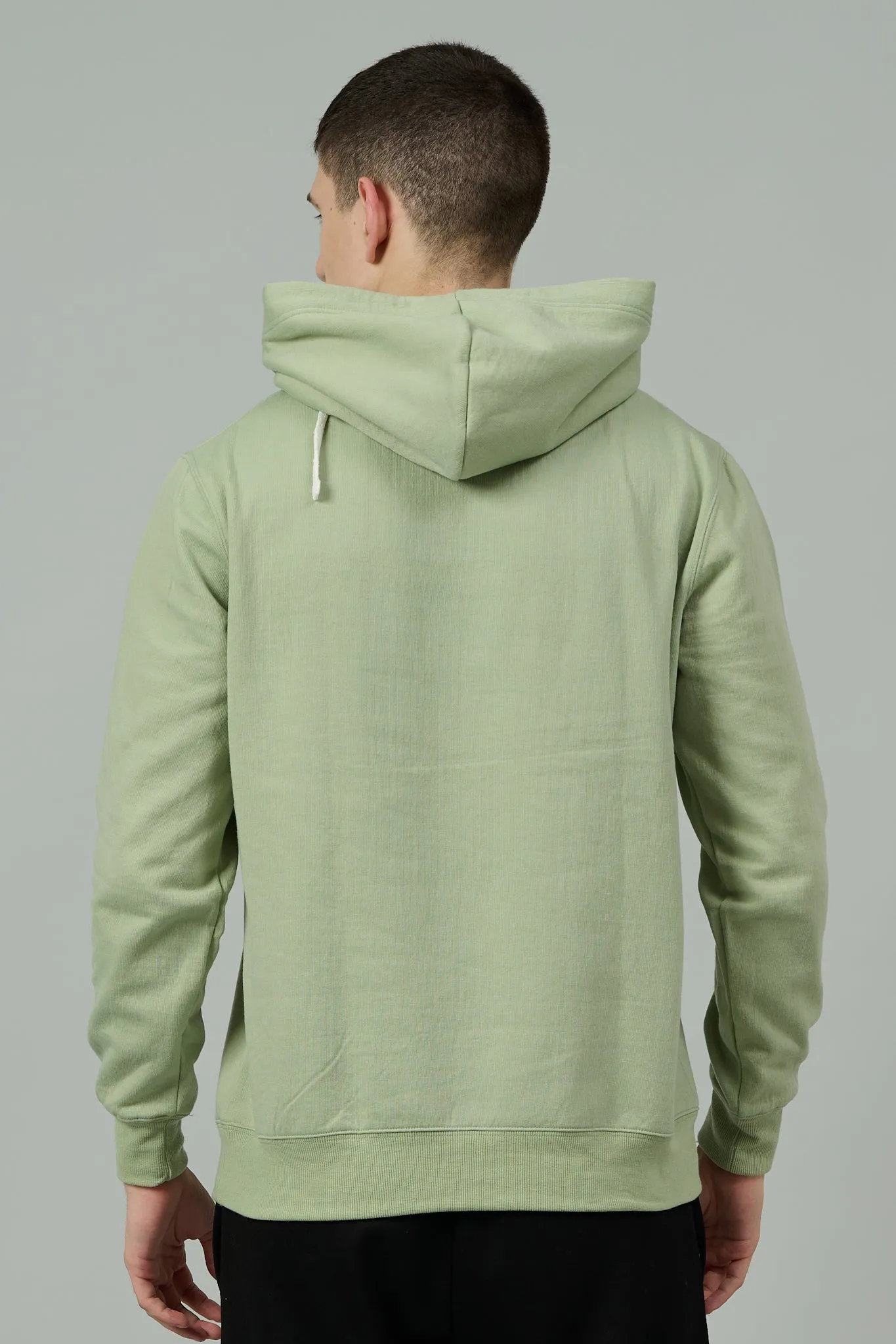 Go Devil Since 2020 Printed Green Hoodie for Men