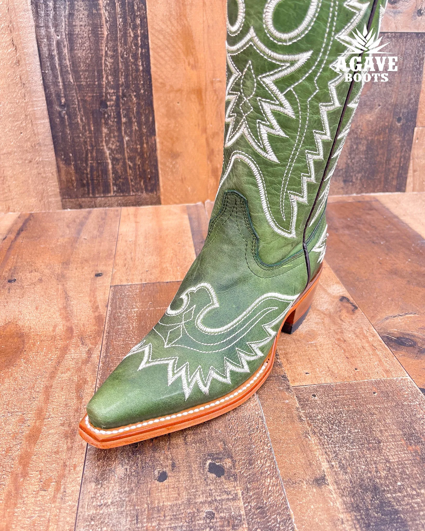 GREEN | WOMEN TALL COWBOY COWBOY BOOTS