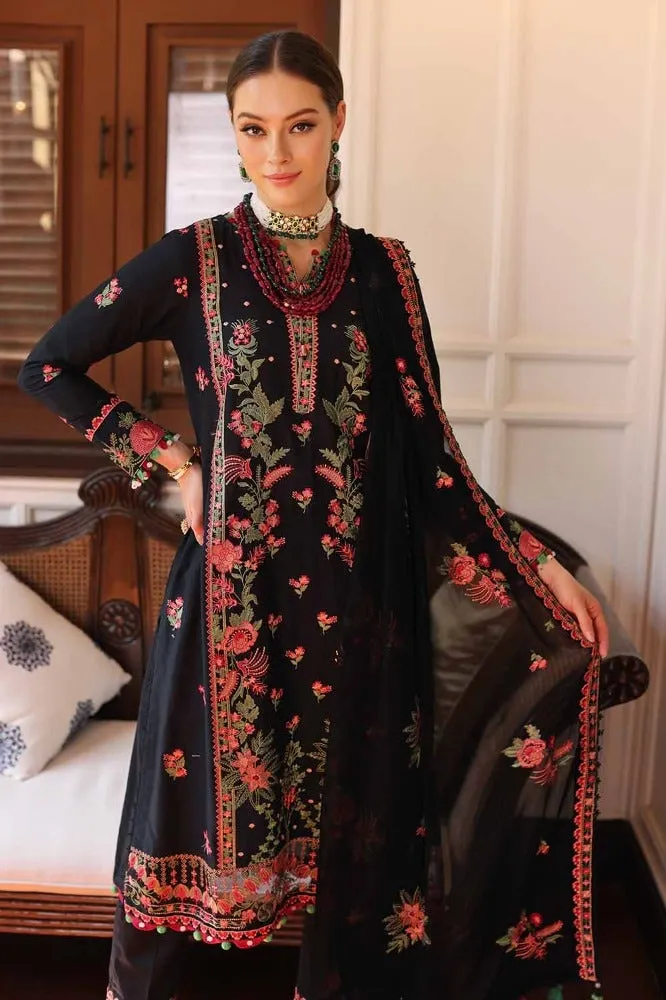 Gul Ahmed Premium Embroidered Lawn Unstitched 3Pc Suit PM-42024