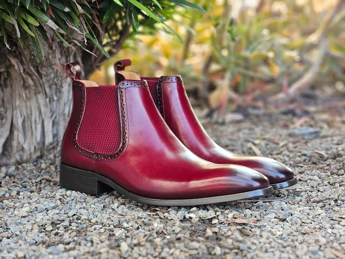 Hand Burnished Chelsea Boots