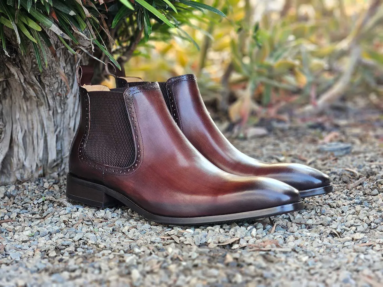 Hand Burnished Chelsea Boots