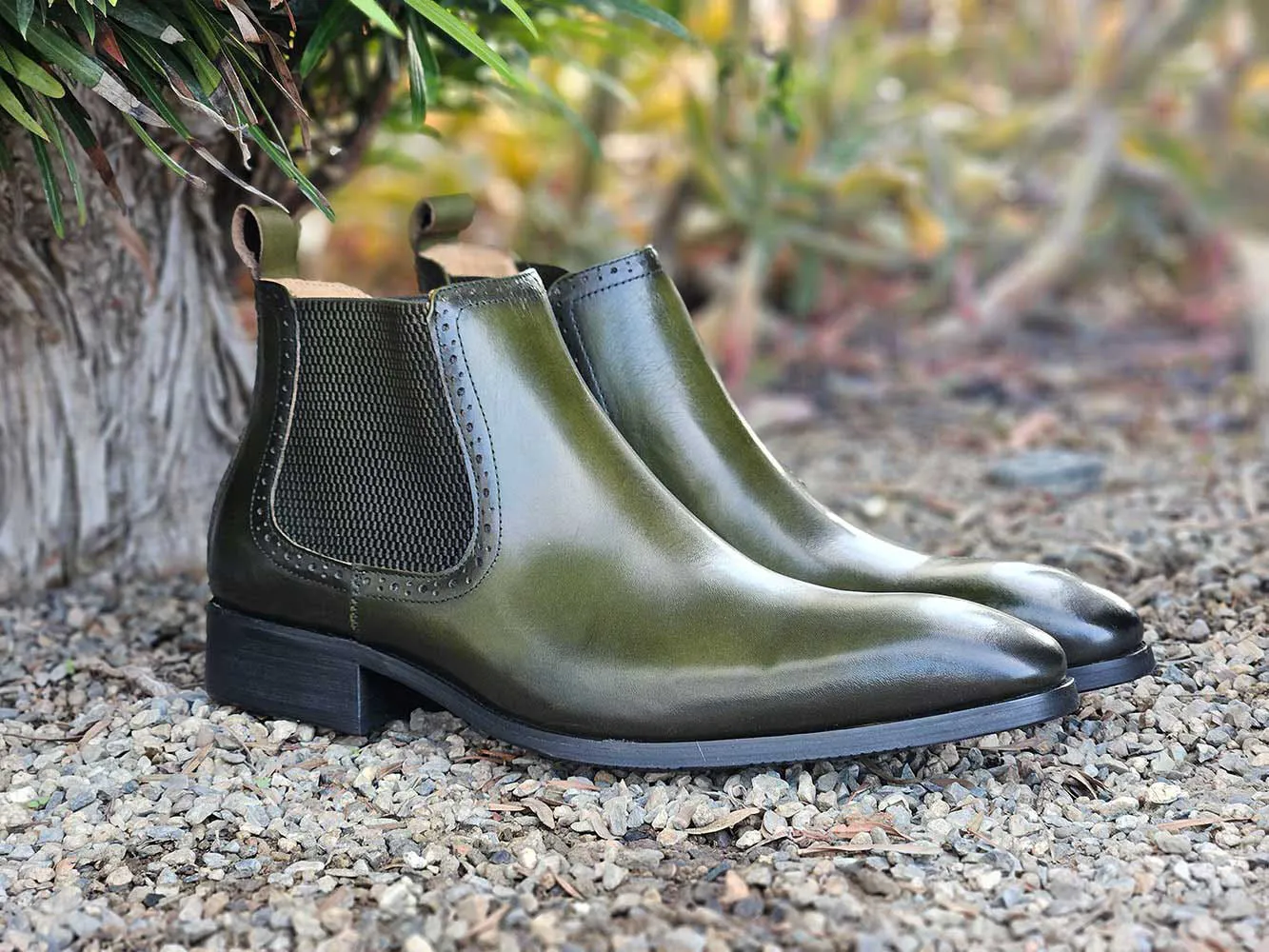 Hand Burnished Chelsea Boots