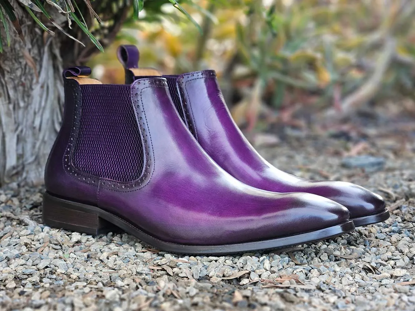 Hand Burnished Chelsea Boots