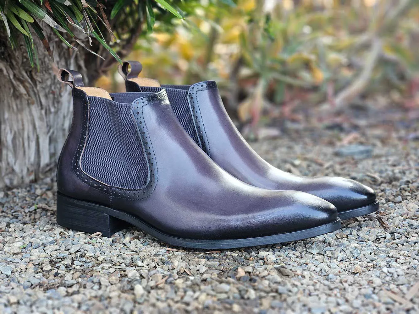 Hand Burnished Chelsea Boots