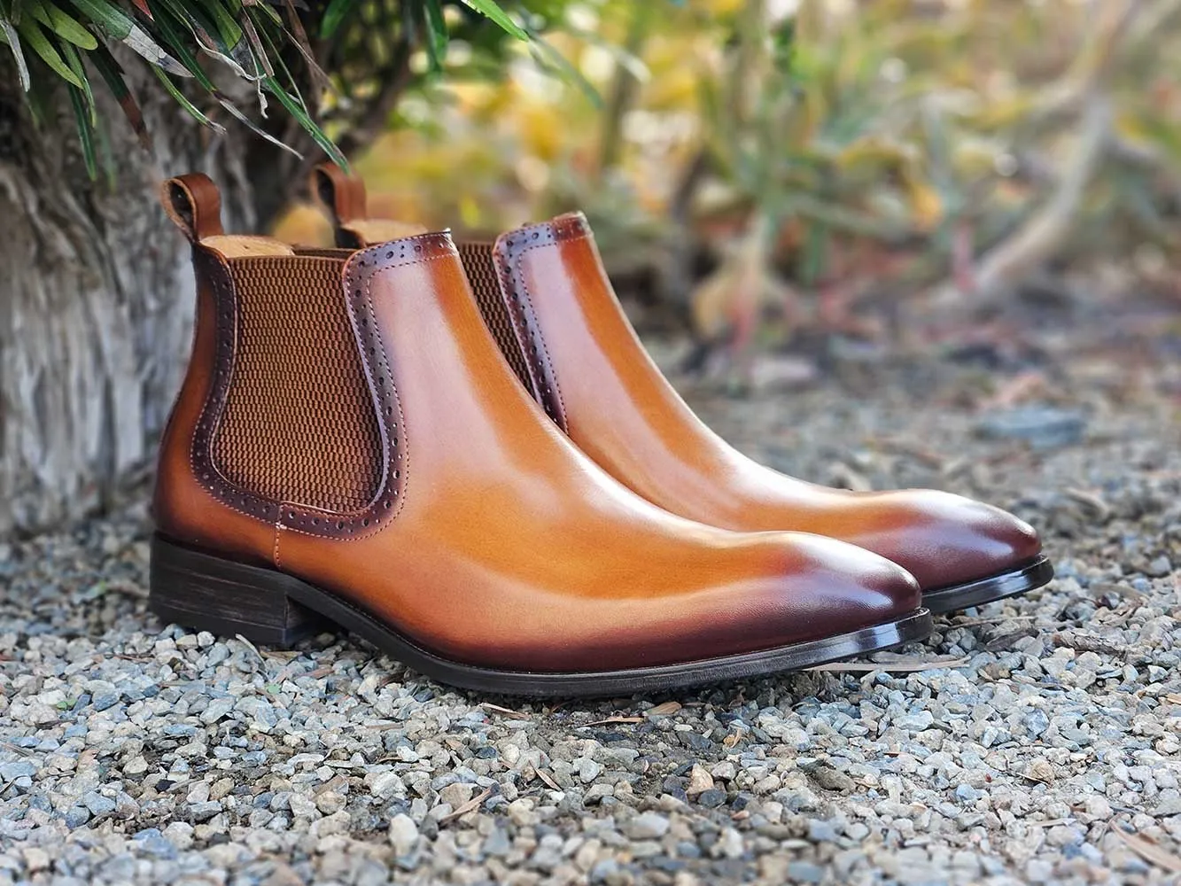 Hand Burnished Chelsea Boots